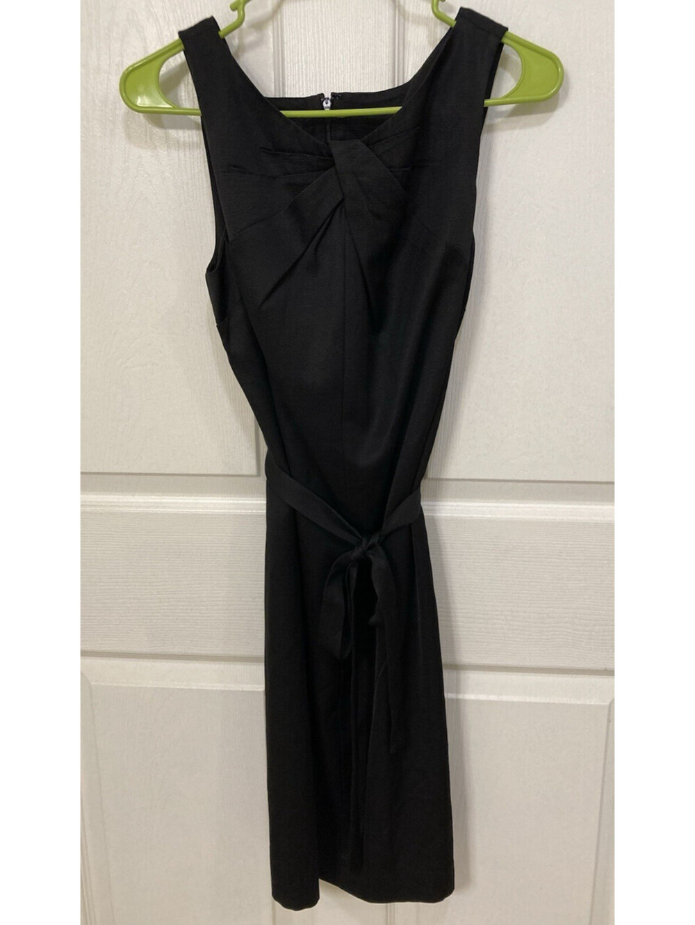 Talbots Womens 10 Petite Classic Little Black Dress Sleeveless Sheath